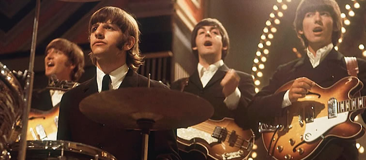 The needle drops on a cozy 1968 spin-table, and Paul McCartney starts up a legendary tune: 'Hey Jude, don't make it...'
