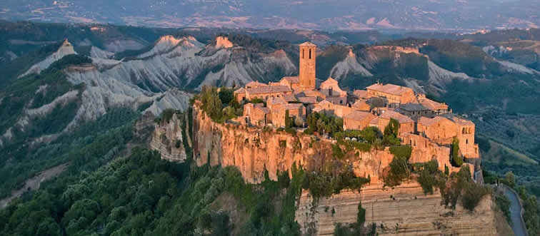 Freeze-frame this stunning view! Can you name the spectacular Italian hill town perched right here?