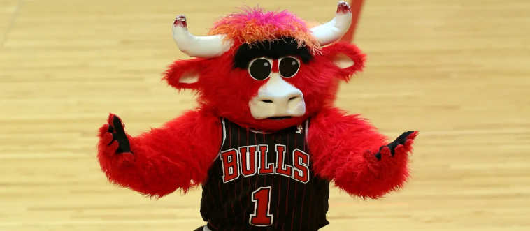 Let's kick things off at the United Center! Can you spot which squad this legendary crimson prankster bounces around for?