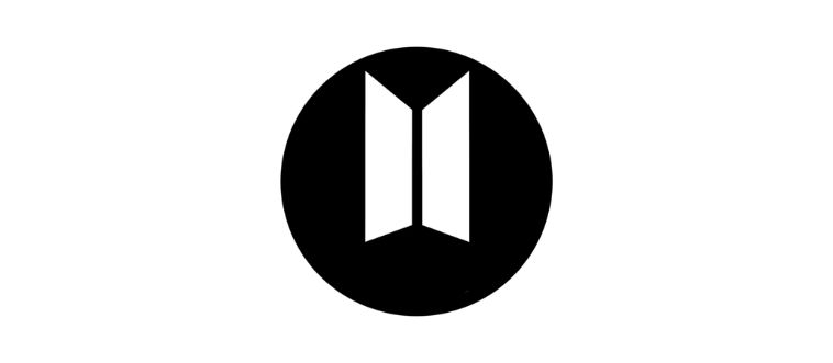 Which legendary boy group owns this iconic twin-door logo?