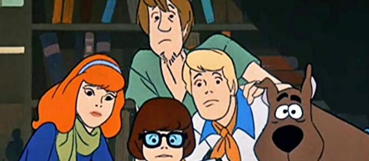 Which classic after-school cartoon introduces us to a snack-obsessed, mystery-solving Great Dane named Scooby?